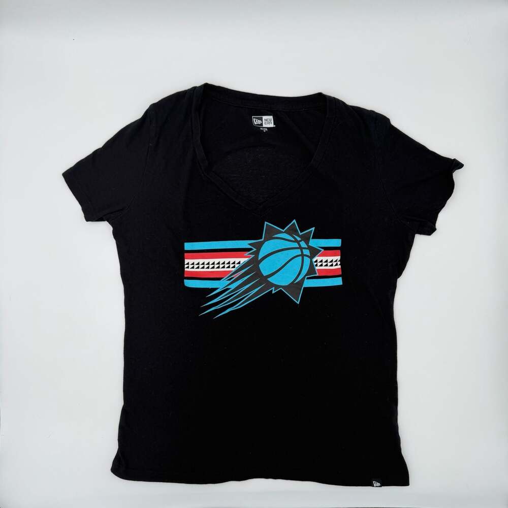 Retro Phoenix Suns PHX Graphic Shirt New Era NBA Streetwear Tee -M